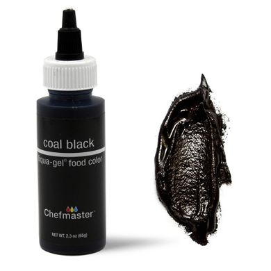 Гелевий барвник Chefmaster Чорний Coal Black , 65г