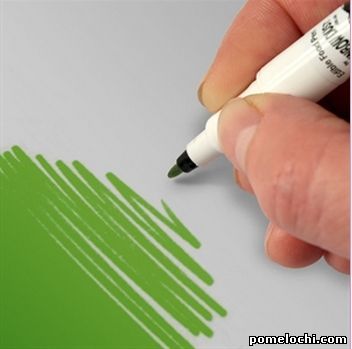 Двостороння ручка з харчовим чорнилом Rainbow Dust Яскраво-зелена Holly Green