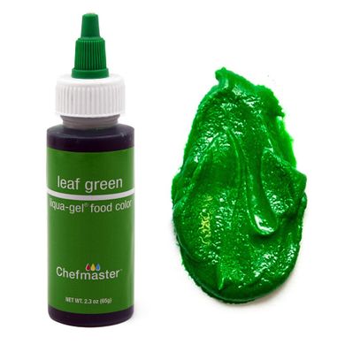 Гелевий барвник Chefmaster Зелене листя Leaf Green, 65г