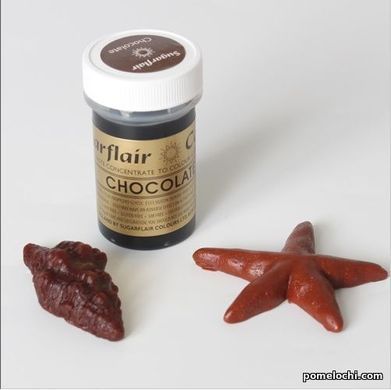 Концентрированная паста Sugarflair Коричневая Chocolate, 25г