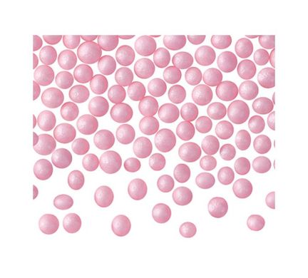 Кульки рисові 5мм Перли Рожеві 40г