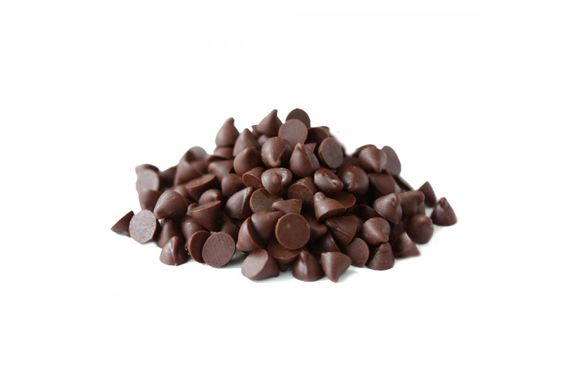 Шоколадные дропсы (капли) черные 100г