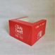 Коробка для торта с окошком красная, 25 х 25 х 15см