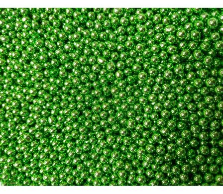 Кульки зелені 7мм з цукру, 20г