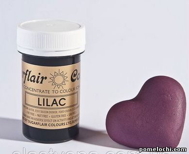 Концентрированная паста Sugarflair Лиловая Lilac, 25г