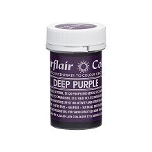 Концентрированная паста Sugarflair Темно-фиолетовая Deep Purple, 25г