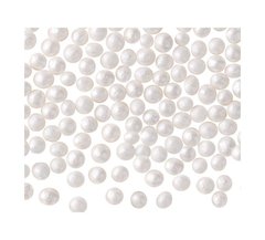 Кульки рисові 5мм Перли, Білий, 5г