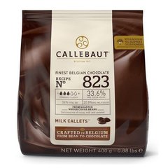 Шоколад молочний "Callebaut" 33.6%, 400г