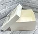 Коробка для бенто-тортів з віконцем 20 х 20 х 10см біла