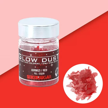 Гліттер-пластівці Sekersugar Glow Dust Червоні 7г