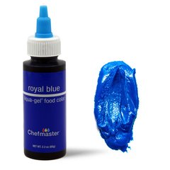 Гелевий барвник Chefmaster Синій Royal Blue 65г