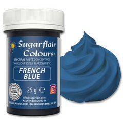 Концентрована паста Sugarflair Синя French Blue, 25г