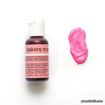 Гелевый краситель Chefmaster Нежно-розовый Bakers Rose 20г