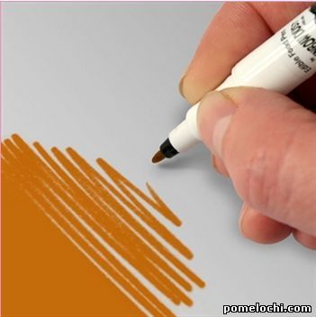 Двусторонняя ручка с пищевыми чернилами Rainbow Dust Темно-золотая Dark Gold