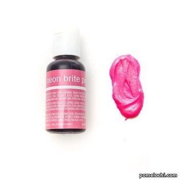 Гелевый краситель Chefmaster Ярко-розовый неоновый Neon Brite Pink 20г