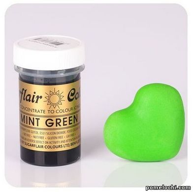 Концентрированная паста Sugarflair Зеленая мята Mint Green, 25г