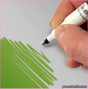 Двусторонняя ручка с пищевыми чернилами Rainbow Dust Зеленая Leaf Green