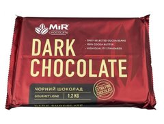 Шоколад MIR чорний в плитці 58%, 1.2кг