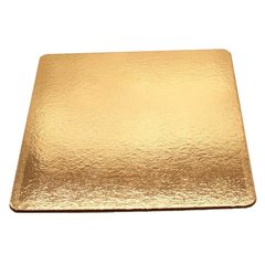 Подложка золото/серебро квадратная двухслойная, 30х30 см, 1 мм