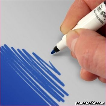Двостороння ручка з харчовим чорнилом Rainbow Dust Синя Royal Blue