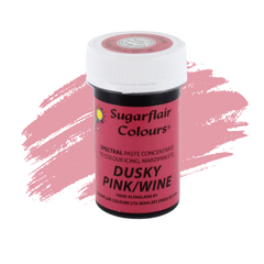 Концентрированная паста Sugarflair Темно-розовая Dusky Pink/Wine, 25г