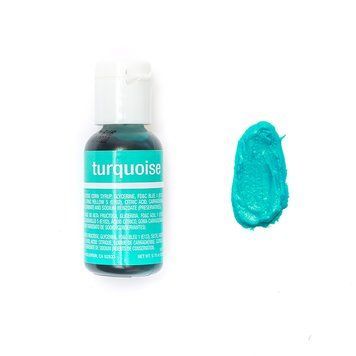 Гелевый краситель Chefmaster БирюзовыйTURQUOISE 20г