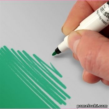 Двусторонняя ручка с пищевыми чернилами Rainbow Dust Аквамариновая Teal