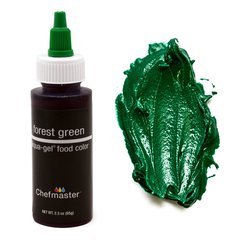 Гелевий барвник Chefmaster Зелений ліс Forest Green 65г