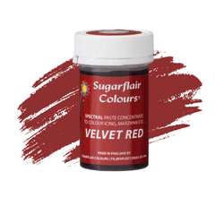 Концентрована паста Sugarflair Червоний оксамит Velvet Red, 25г
