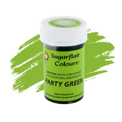 Концентрированная паста Sugarflair Ярко-зеленая Party Green, 25г