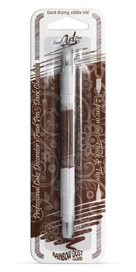 Двусторонняя ручка с пищевыми чернилами Rainbow Dust Темно-коричневая Dark Chocolate