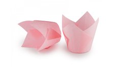Паперова форма Тюльпан 50/60/80 Світло-Рожевий, 200шт