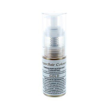 Кандурин з розпилювачем Золото Sugarflair Edible Lustre Powder Gold, 10г