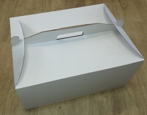 Коробка для торта 40х30х40см белая
