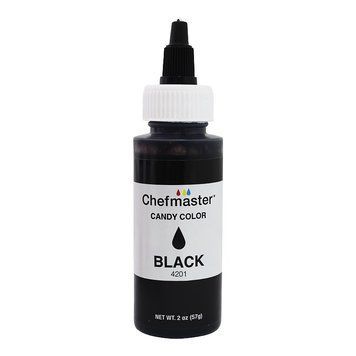 Барвник для шоколаду Chefmaster Чорний Black, 56.7г