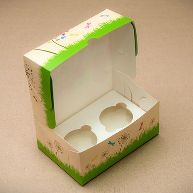 Вставка в коробку для 2-х кексов