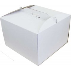 Коробка для торта 45 х 45 х 30см белая
