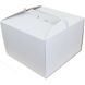 Коробка для торта 45 х 45 х 30см біла