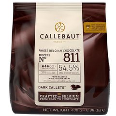 Шоколад чорний "Callebaut" 54.5% , 400г