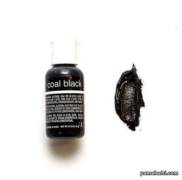 Гелевий барвник Chefmaster Чорний Coal Black 20г