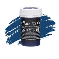 Концентрированная паста Sugarflair Насыщенно-синяя Aztec Blue, 25г