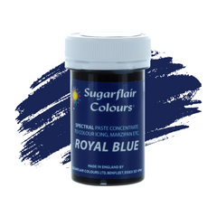 Концентрированная паста Sugarflair Синяя Royal Blue, 25г