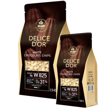 Шоколад MIR білий 31%  W825 Delice D`OR, 2.5кг