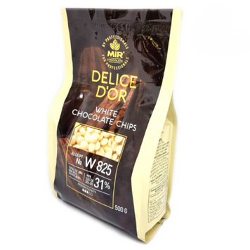 Шоколад MIR білий 31% W825 Delice D`OR, 500г