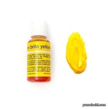 Гелевый краситель Chefmaster Желтый неоновый Neon Brite Yellow 20г