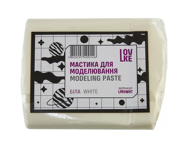 Мастика біла для моделювання LOVKE/CRIAMO 0,5кг