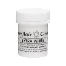 Белая суперконцентрированная паста Sugarflair EXTRA WHITE, 50г