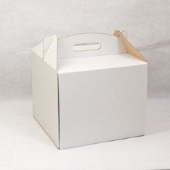 Коробка для торта 40 х 40 х 30см белая