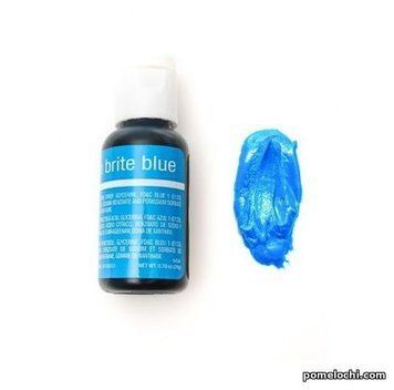 Гелевый краситель Chefmaster Голубой неоновый Neon Brite Blue 20г