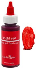 Гелевый краситель Chefmaster Ярко-красный Bright Red 65г